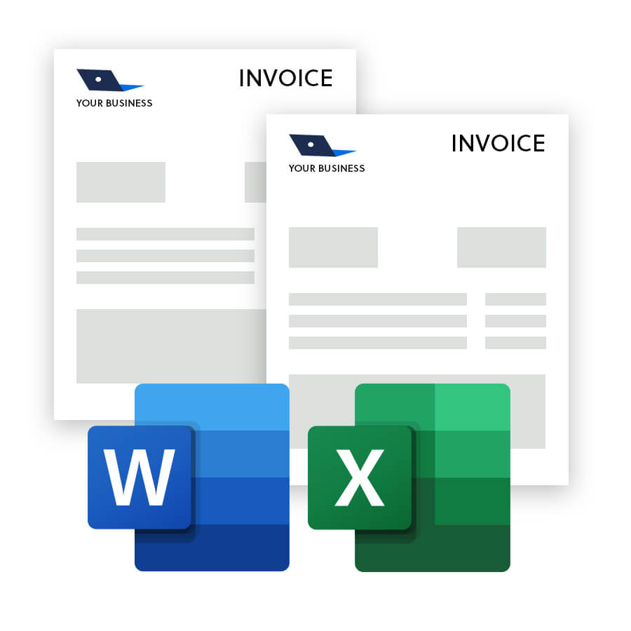 Invoice template formats