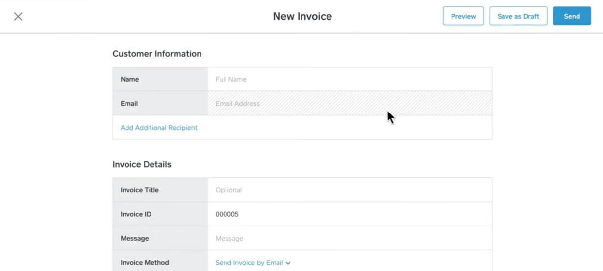 Square invoice software for freelancers