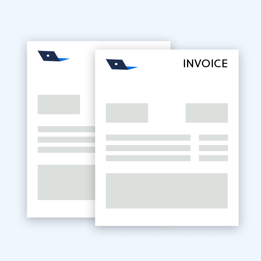 Customize the invoices to your business