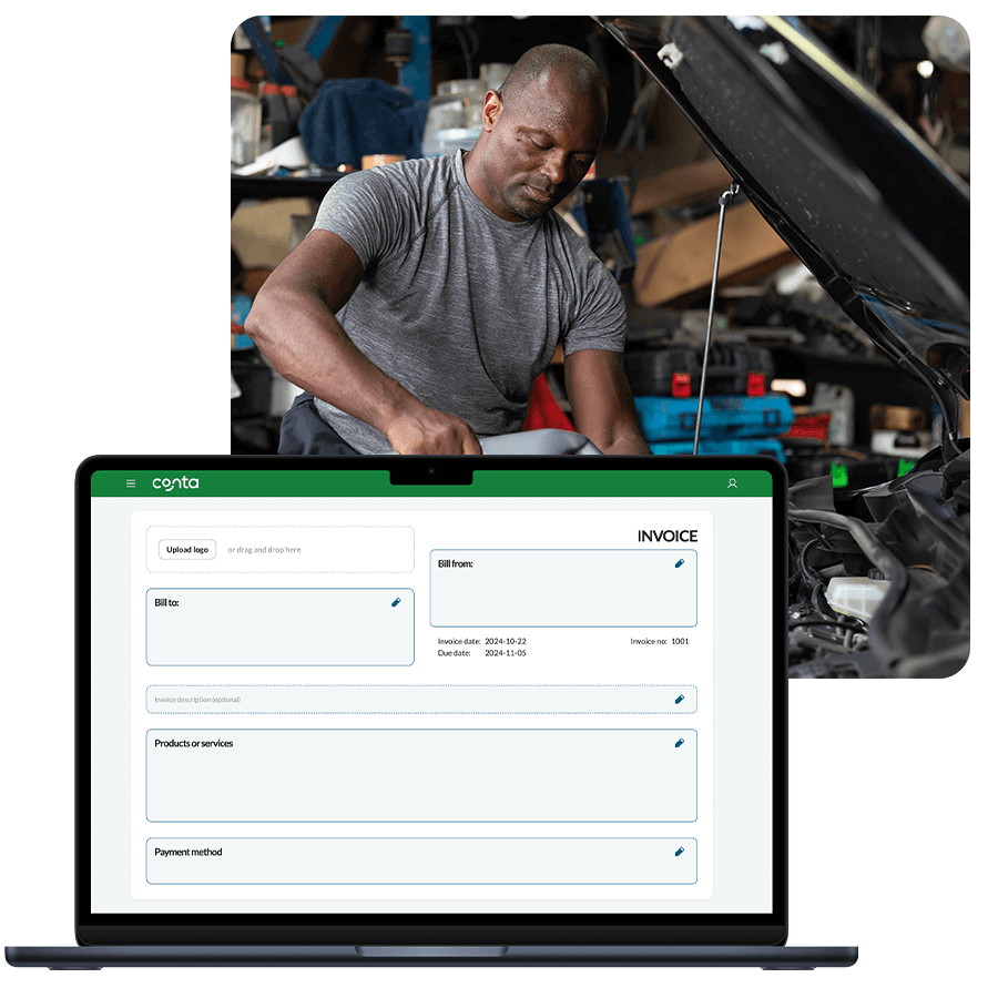 Auto repair invoice template