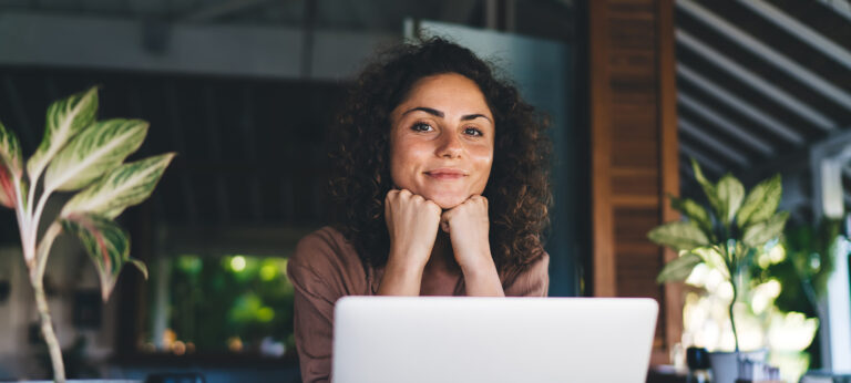 A woman pondering if she is running a hobby or a business