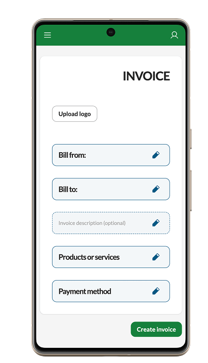 invoice mobile