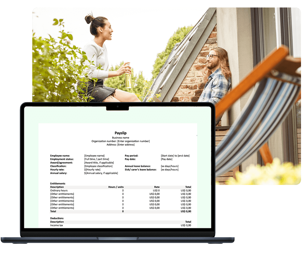Free payslip template for businesses in India