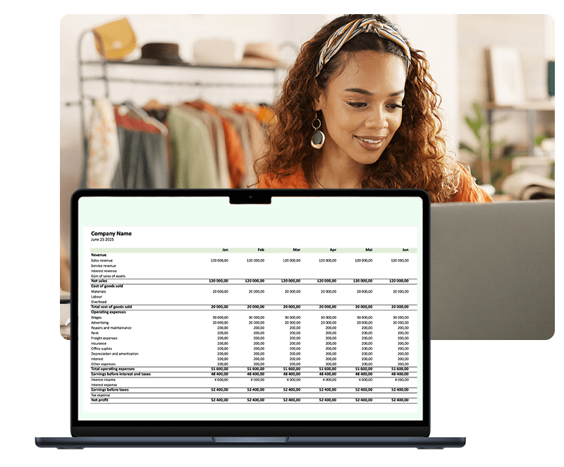 Free budget template for businesses and freelancers in Indonesia