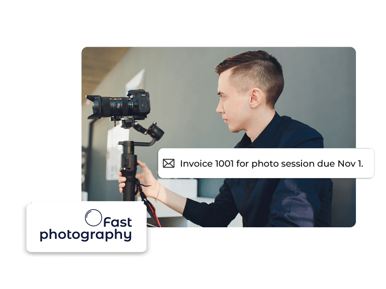 What should a photography invoice template include?