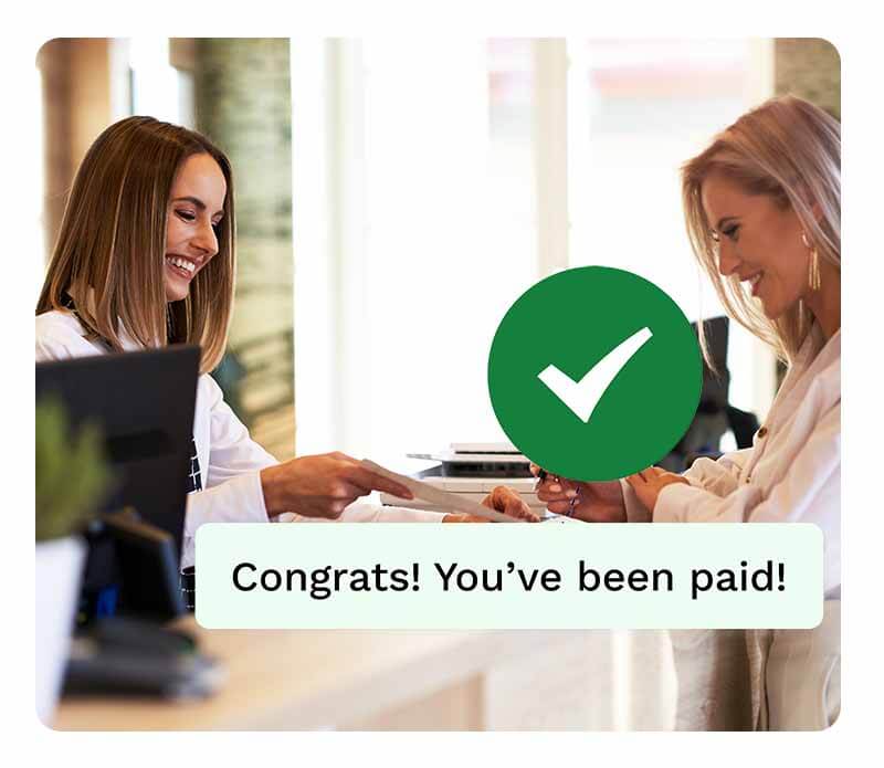 Step 3. Get paid Step 3. Get paid