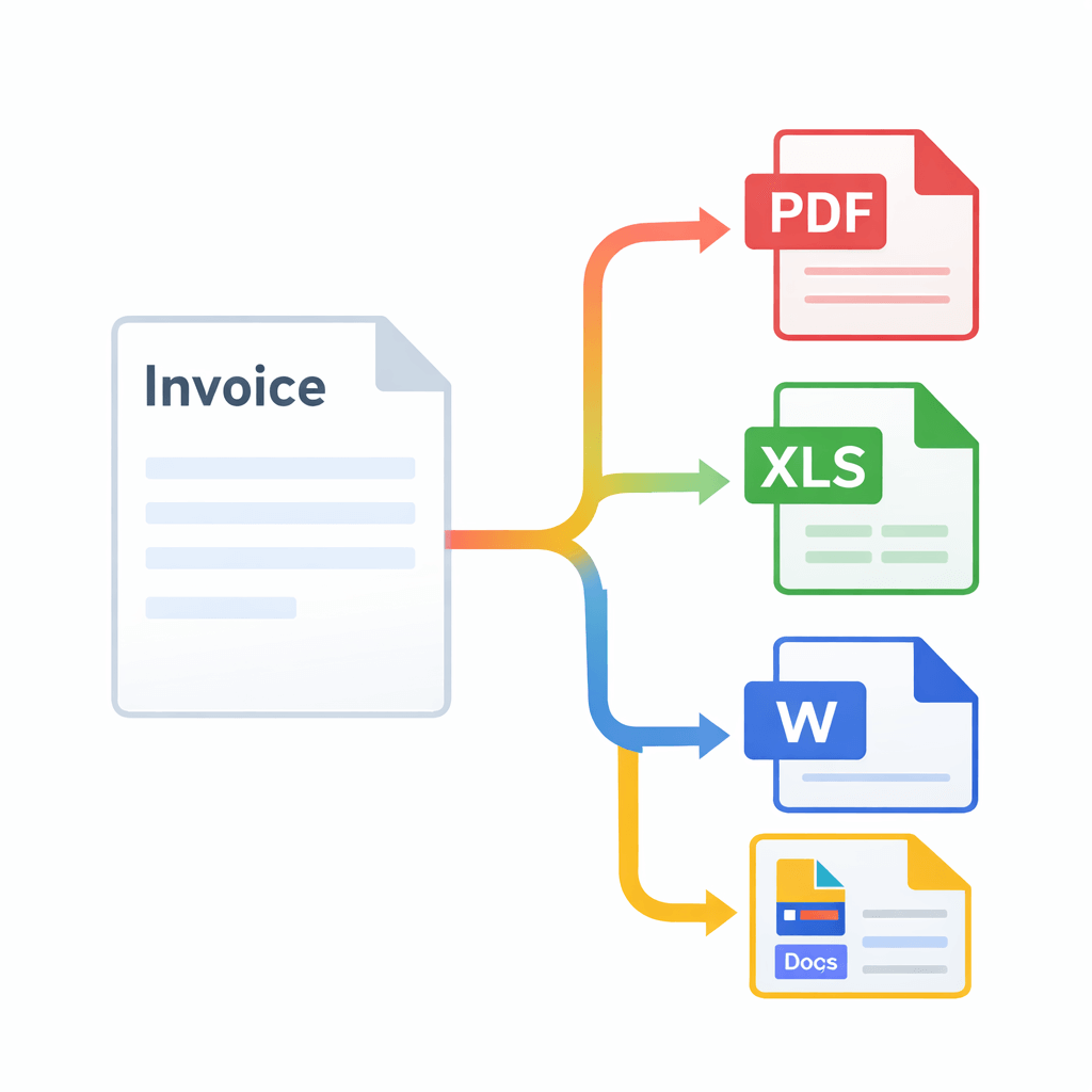 Our template is available in many formats